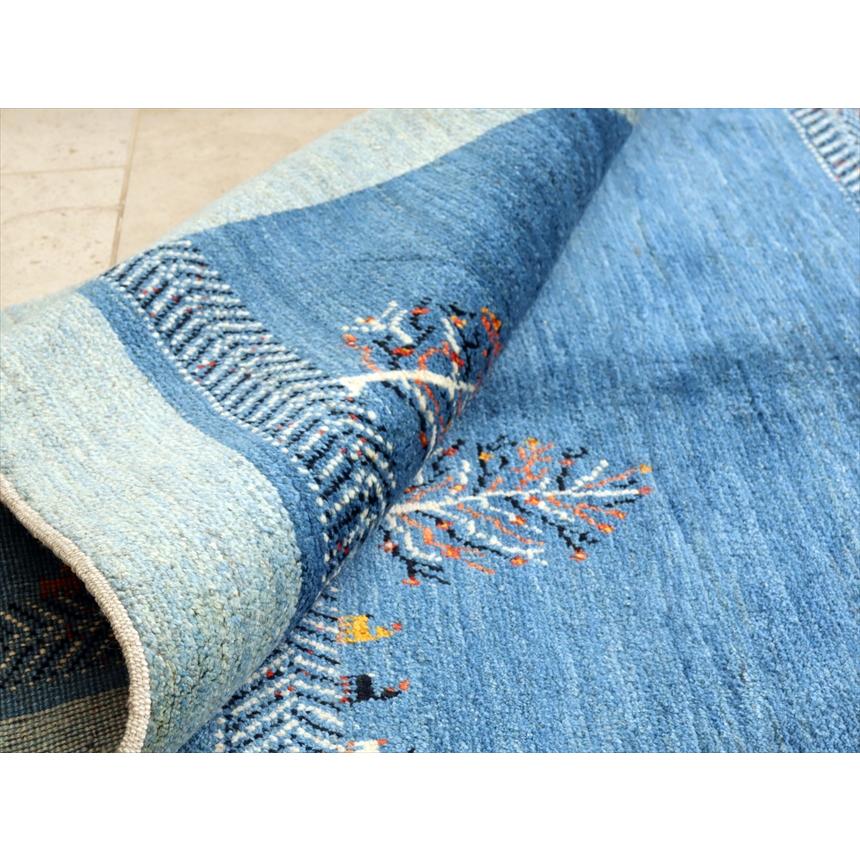 ギャッベ　アマレ Amaleh 237x171cm 樹々と振り返る山羊 | ブランド登録なし | 09