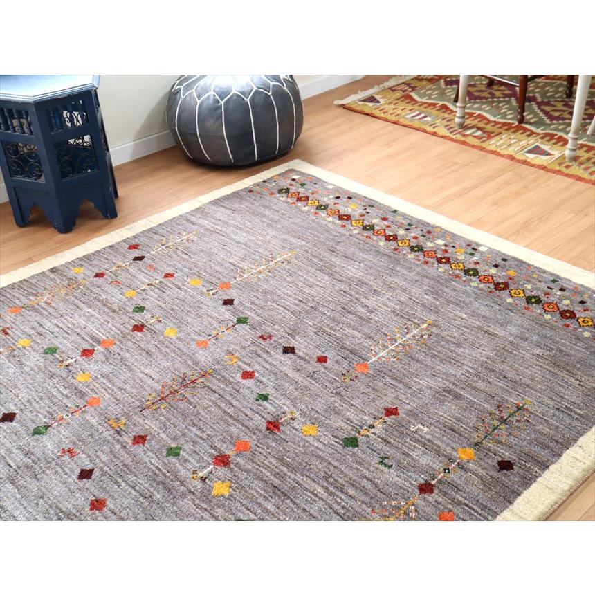 ギャッベ　アマレ Amaleh 245x175cm ダイヤモチーフと生命の樹 | ブランド登録なし | 03