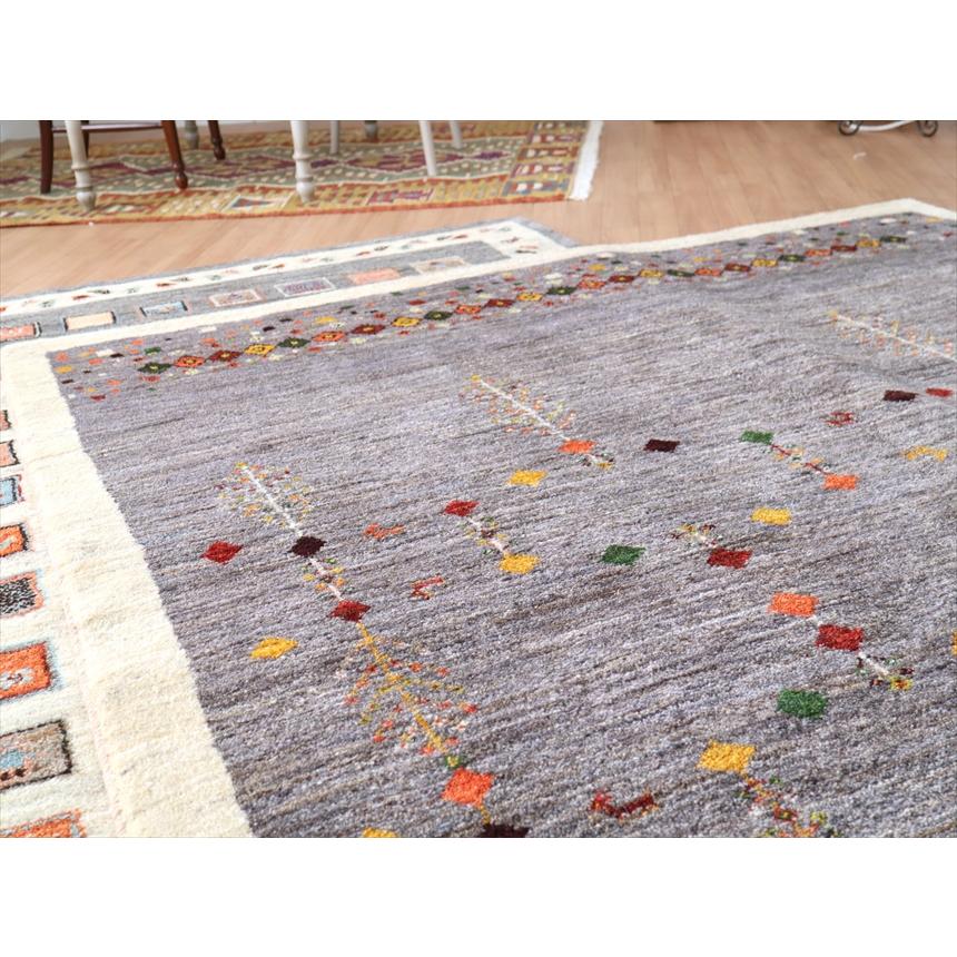 ギャッベ　アマレ Amaleh 245x175cm ダイヤモチーフと生命の樹 | ブランド登録なし | 06