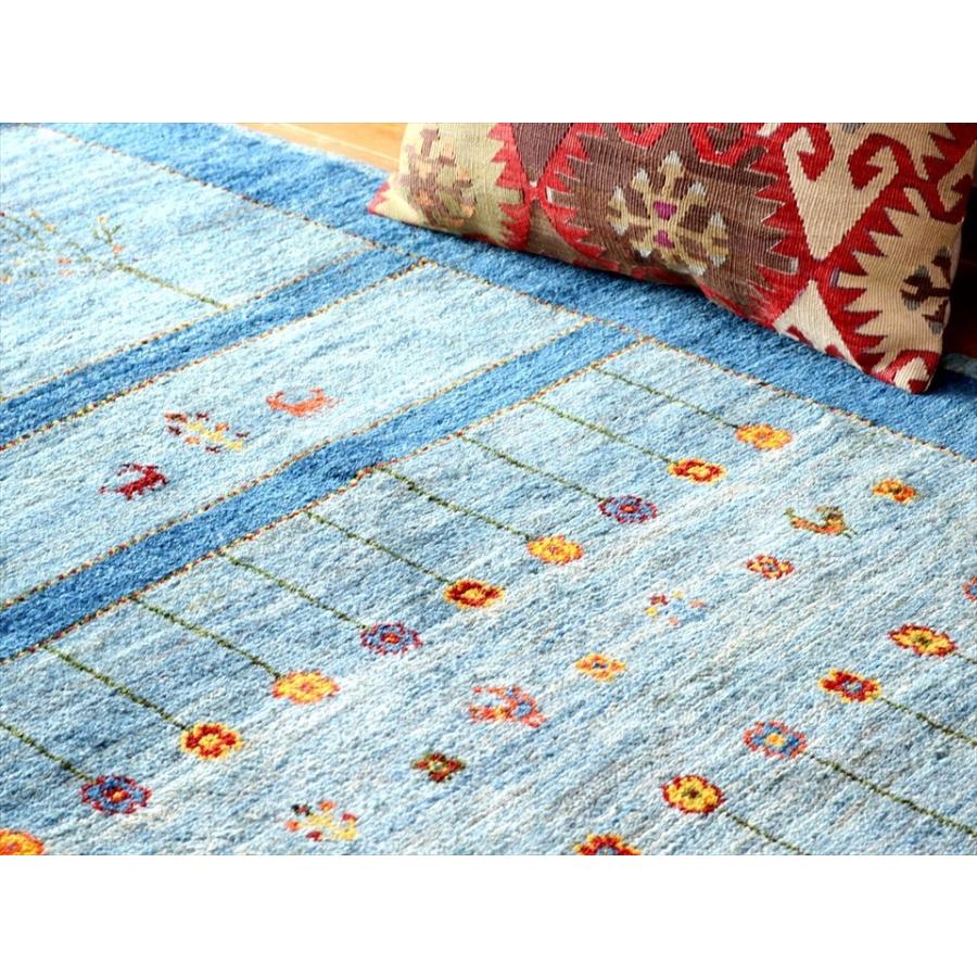 ギャッベ Gabbeh  243x176cm アマレ Amaleh 花が咲いている樹と動物 | ブランド登録なし | 04