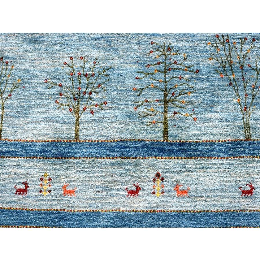 ギャッベ Gabbeh  243x176cm アマレ Amaleh 花が咲いている樹と動物 | ブランド登録なし | 06