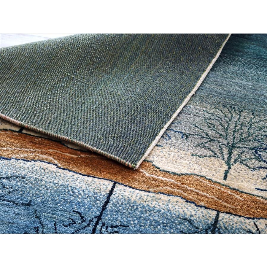 ギャッベ　アマレ Amaleh 176x121cm ランドスケープ　水面に生命の樹 | ブランド登録なし | 05