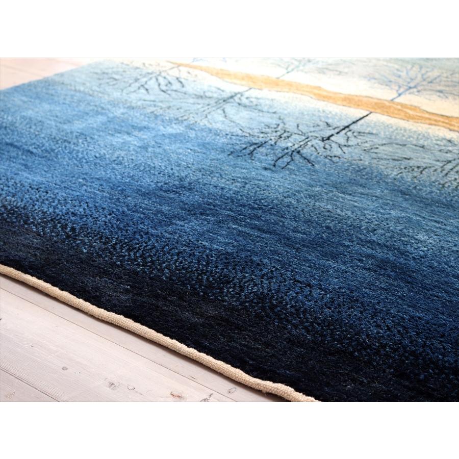 ギャッベ　アマレ Amaleh 176x121cm ランドスケープ　水面に生命の樹 | ブランド登録なし | 08