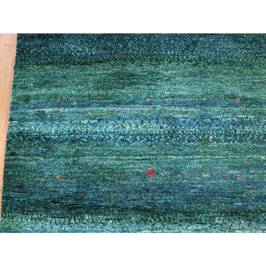 Gabbeh ギャッベ バナフシェ 126×81cm ブルーグリーンのグラデーション |  | 05
