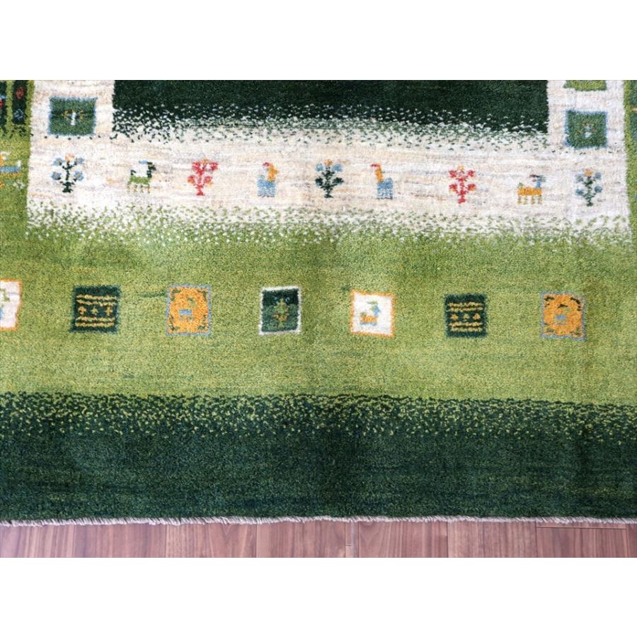 ギャッベ Gabbeh 234x168cm 重なる縁取りのデザイン　四角 | ブランド登録なし | 02