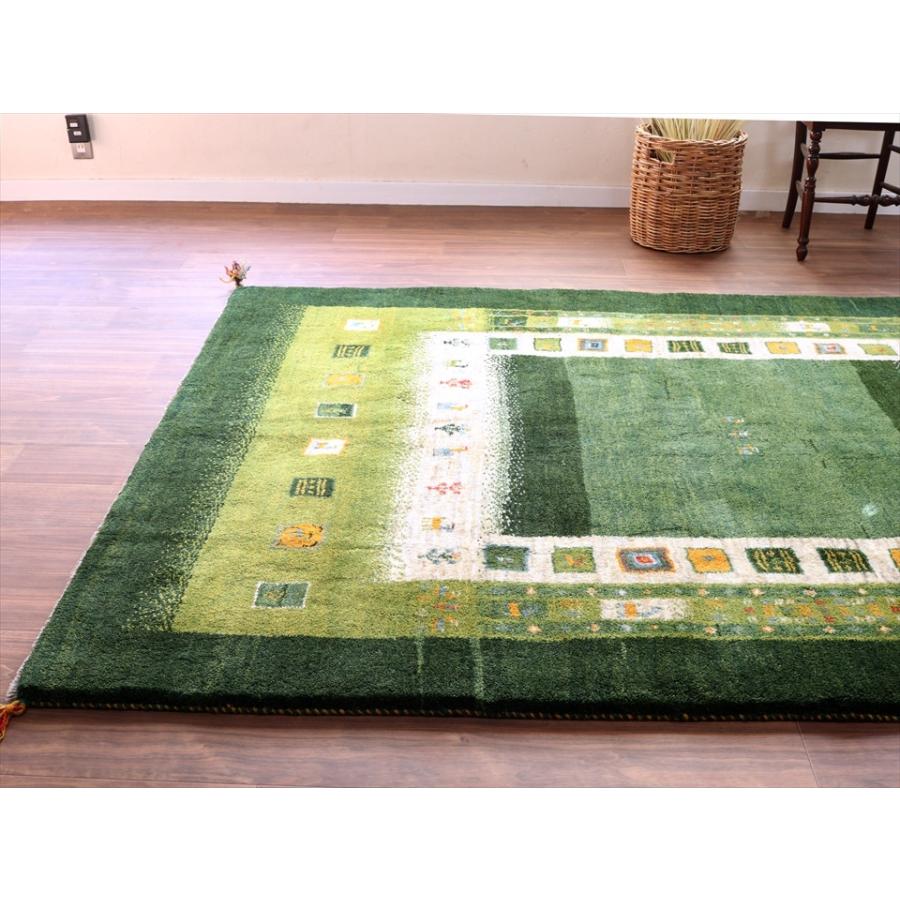 ギャッベ Gabbeh 234x168cm 重なる縁取りのデザイン　四角 | ブランド登録なし | 07