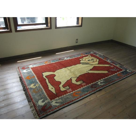 108x65cm 手織り ペルシャ絨毯　カシュカイ族 108x65cm 手織り ペルシャ絨毯 カシュカイ族