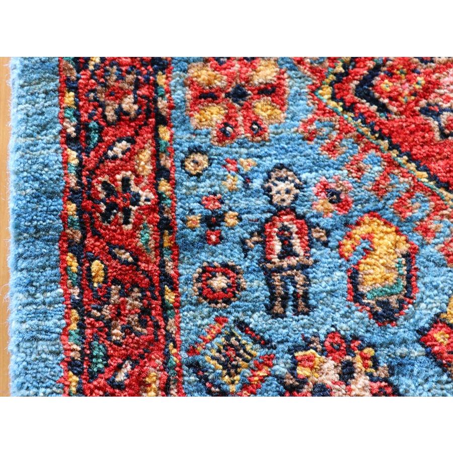 ギャッベ　Luribaft/ルリバフ 153x50cm 緻密な織り　ミニランナー　クラシックデザイン　メダリオン | ブランド登録なし | 05