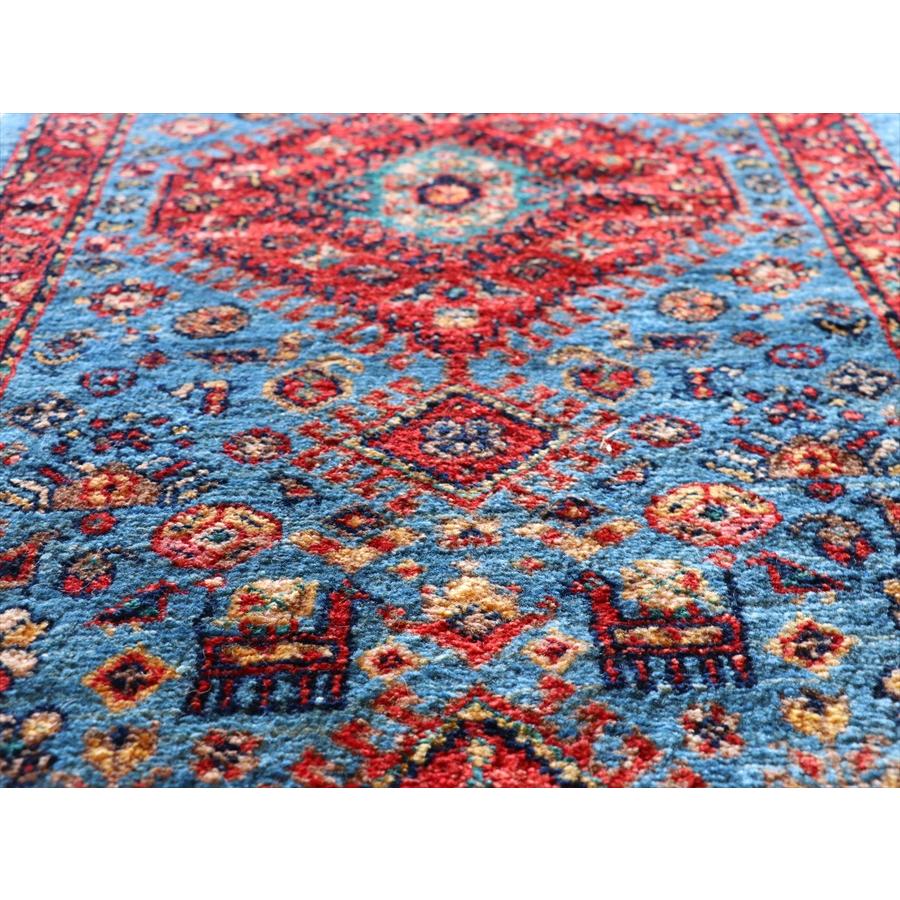 ギャッベ　Luribaft/ルリバフ 153x50cm 緻密な織り　ミニランナー　クラシックデザイン　メダリオン | ブランド登録なし | 06