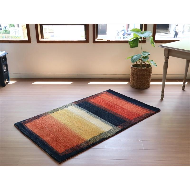 ギャッベ リズバフト 細かな織り 150x91cm グラデーション | ブランド登録なし | 01