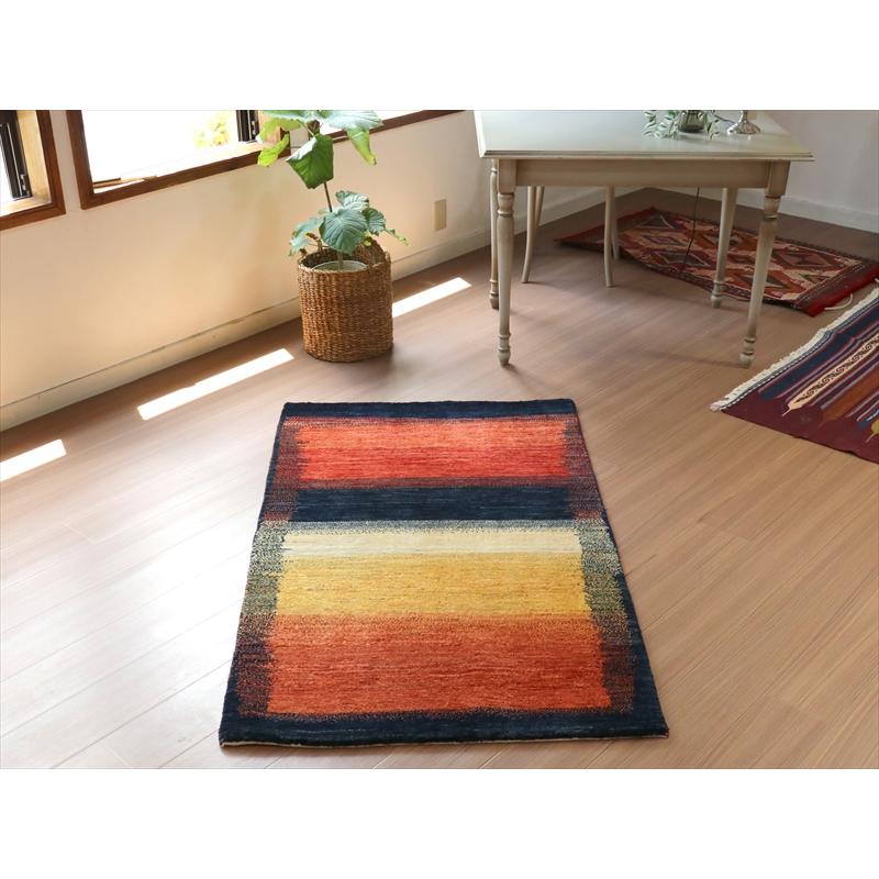 ギャッベ リズバフト 細かな織り 150x91cm グラデーション | ブランド登録なし | 02