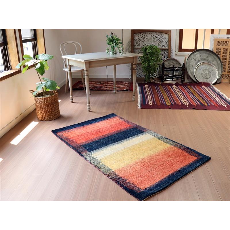 ギャッベ リズバフト 細かな織り 150x91cm グラデーション | ブランド登録なし | 03