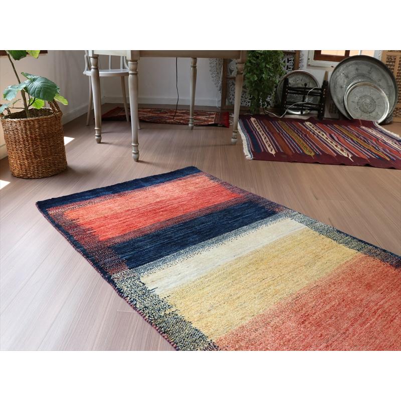 ギャッベ リズバフト 細かな織り 150x91cm グラデーション | ブランド登録なし | 04