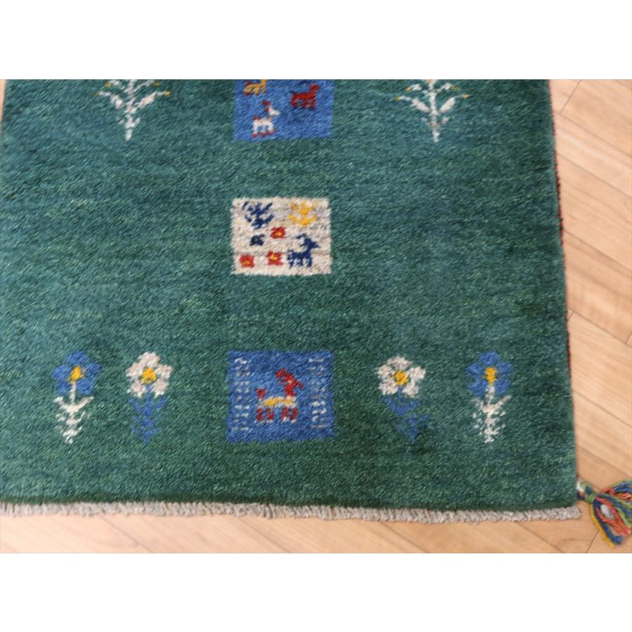 ギャッベ 玄関マットサイズ 88x62cm グリーン | ブランド登録なし | 03