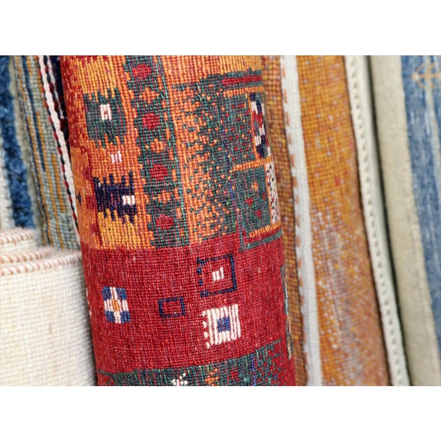 ギャッベ ノウバフト 細かな織り  123x81cm 玄関マット  レッドモザイク | ブランド登録なし | 10