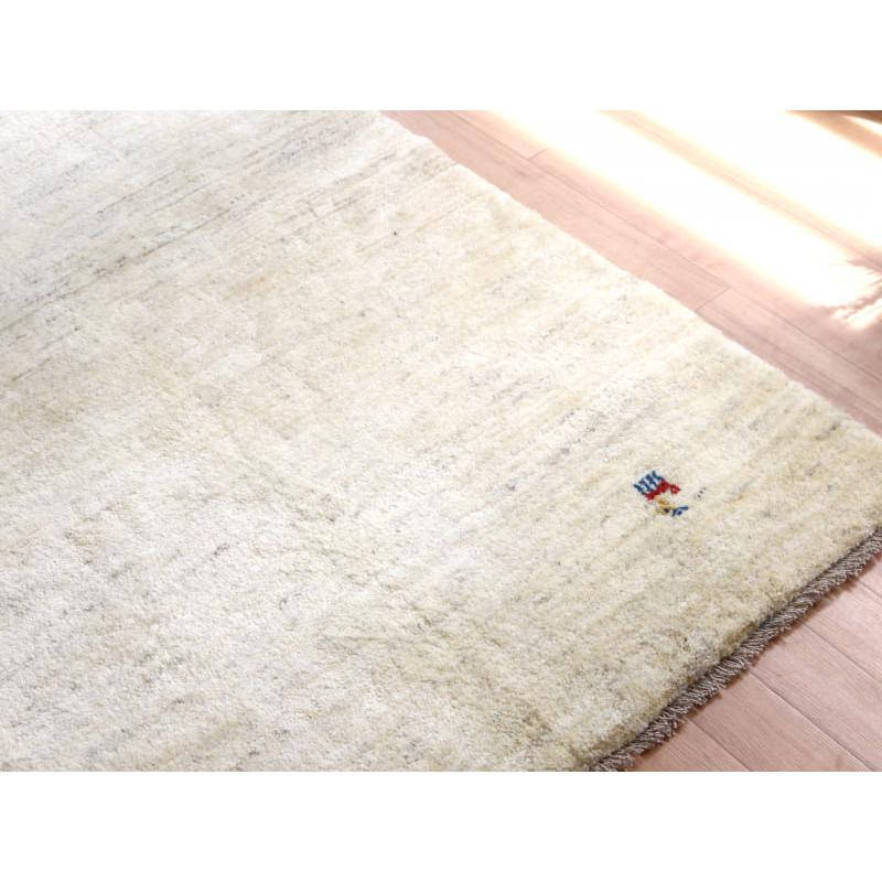 ギャッベ ナチュラルアイボリー 148x99cm アクセントラグサイズ　動物モチーフ | ブランド登録なし | 04