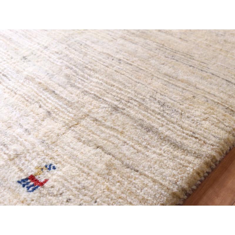 ギャッベ ナチュラルアイボリー 148x99cm アクセントラグサイズ　動物モチーフ | ブランド登録なし | 05