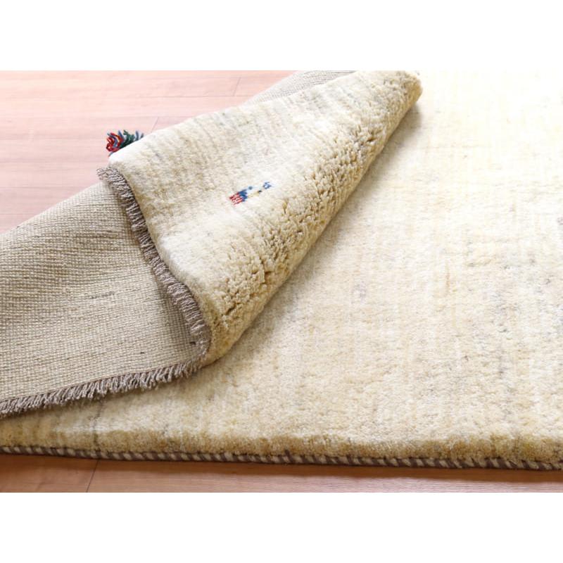 ギャッベ ナチュラルアイボリー 148x99cm アクセントラグサイズ　動物モチーフ | ブランド登録なし | 06