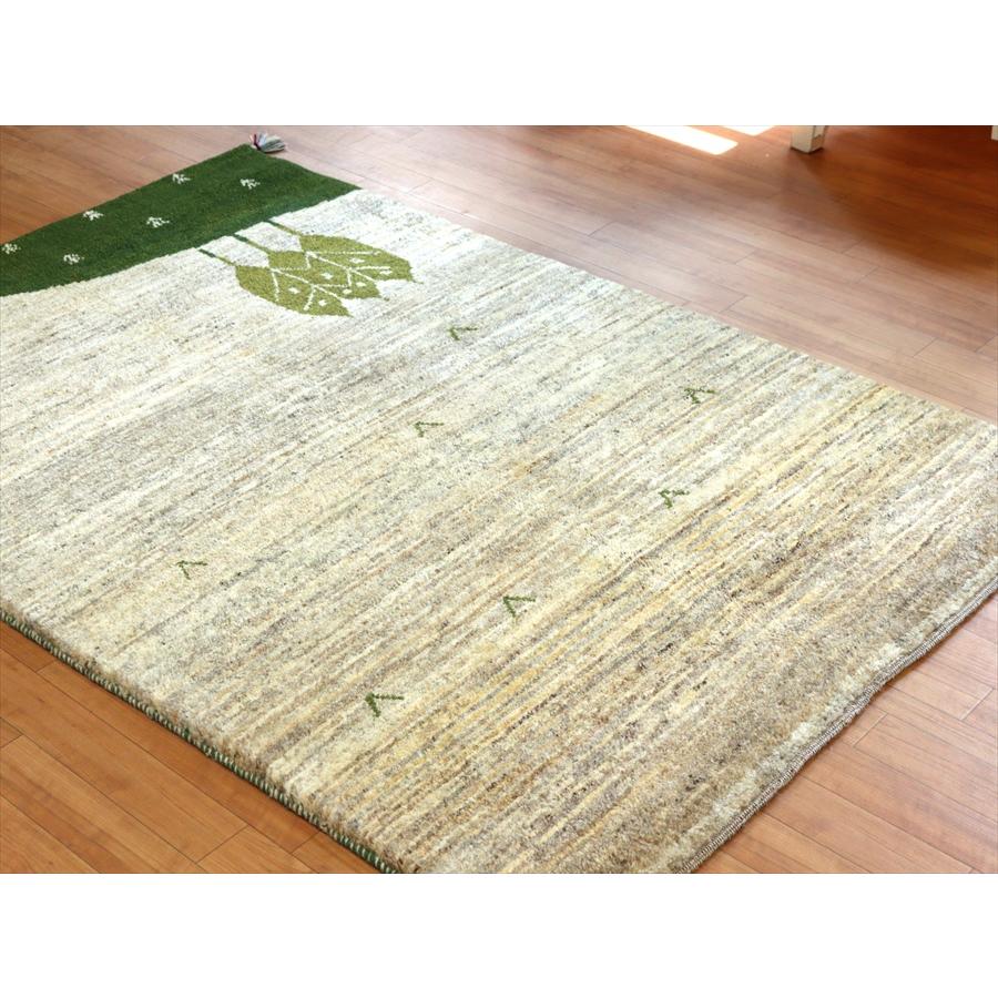 ギャッベ イランの手織りラグ 174x116cm のどかな風景 | ブランド登録なし | 04