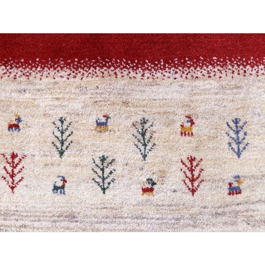 ギャッベ イラン産手織り 240x165cm レッド＆ナチュラル　生命の樹 | ブランド登録なし | 04