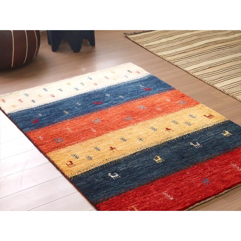 ギャッベ リズバフト　細かな織り 151x105cm ６色のレインボーカラー | ブランド登録なし | 02