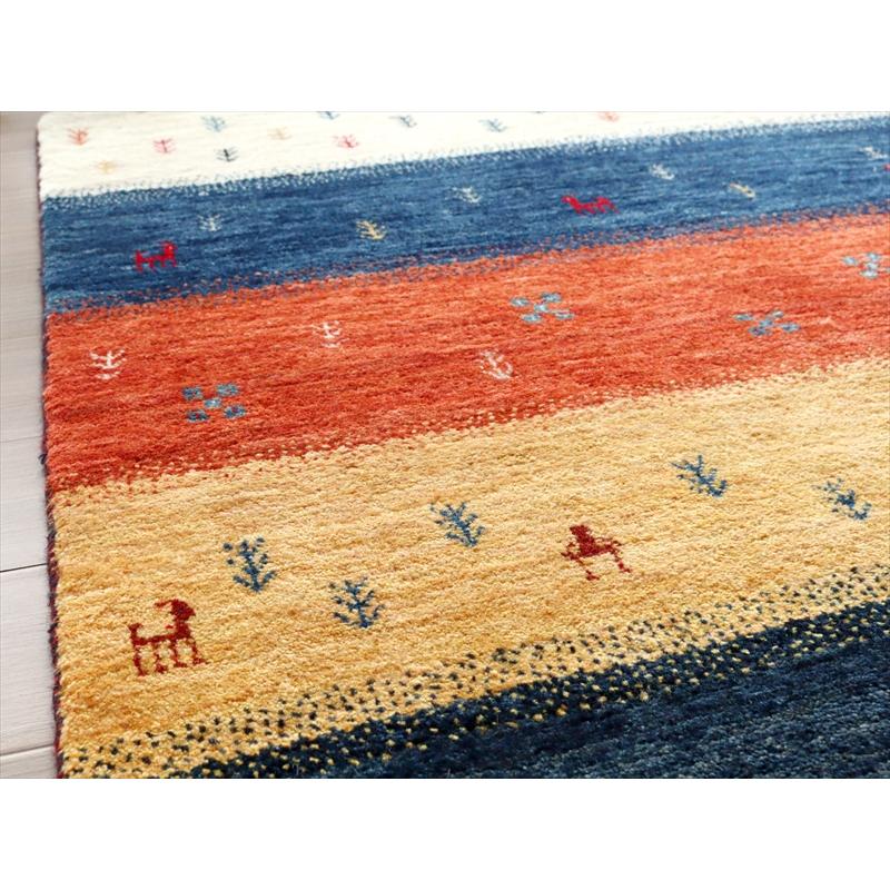 ギャッベ リズバフト　細かな織り 151x105cm ６色のレインボーカラー | ブランド登録なし | 03