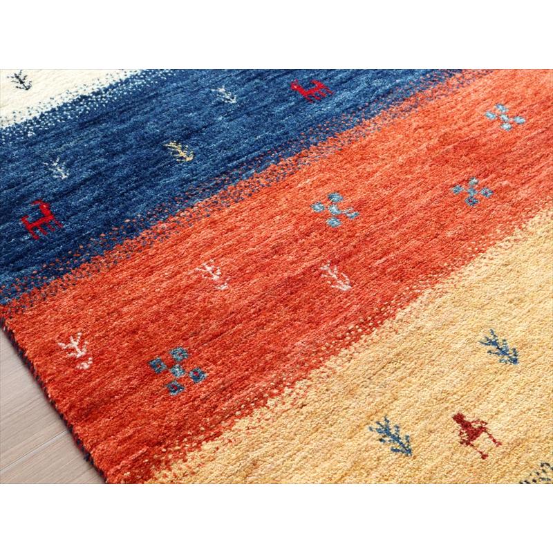 ギャッベ リズバフト　細かな織り 151x105cm ６色のレインボーカラー | ブランド登録なし | 07