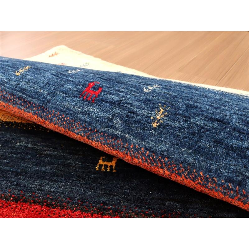 ギャッベ リズバフト　細かな織り 151x105cm ６色のレインボーカラー | ブランド登録なし | 08