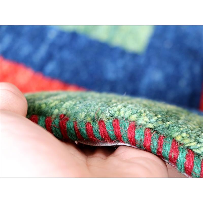 ギャッベ 生命の樹 156x95cm グリーン イランの手織りラグ | ブランド登録なし | 09