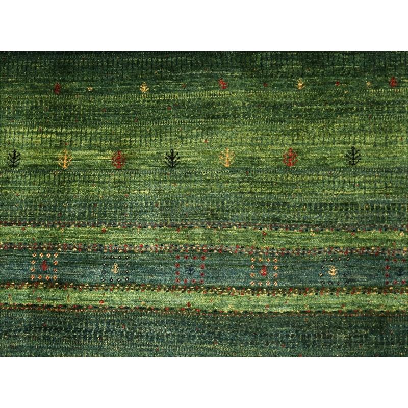 ギャッベ ロリアタシュ 最高級の細かな織り 258x174cm グリーングラデーション | ブランド登録なし | 05