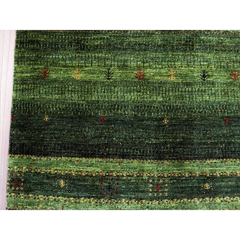 ギャッベ ロリアタシュ 最高級の細かな織り 258x174cm グリーングラデーション | ブランド登録なし | 07