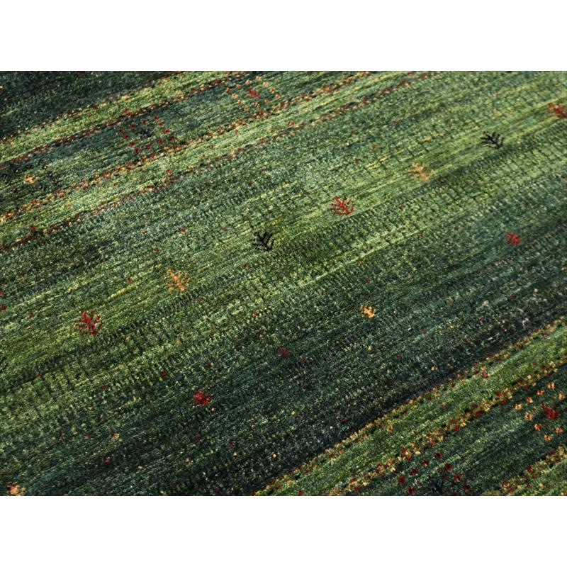 ギャッベ ロリアタシュ 最高級の細かな織り 258x174cm グリーングラデーション | ブランド登録なし | 08