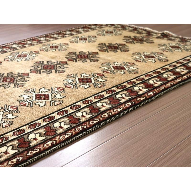 トライバルラグ　部族絨毯 ギャッベ 193x103cm 連なる幾何学モチーフ　イラン南部カシュカイ族 | ブランド登録なし | 07