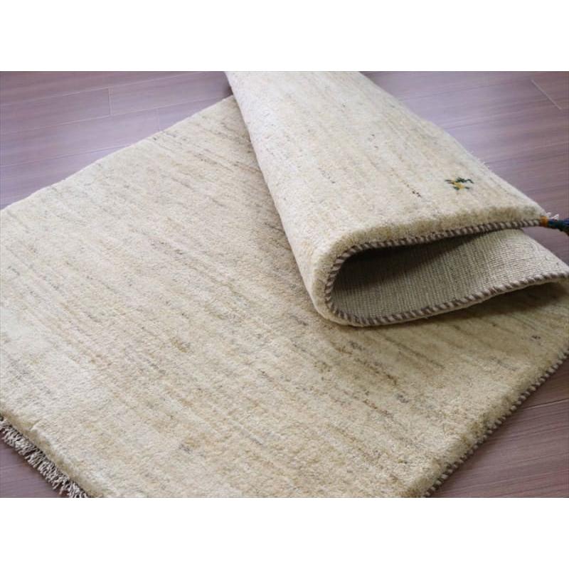 ギャベ ギャッベ イラン産手織り 152x102cm ナチュラルアイボリー | ブランド登録なし | 05