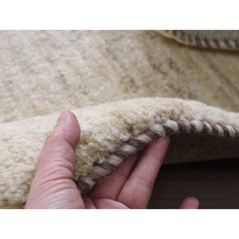 ギャベ ギャッベ イラン産手織り 152x102cm ナチュラルアイボリー | ブランド登録なし | 07