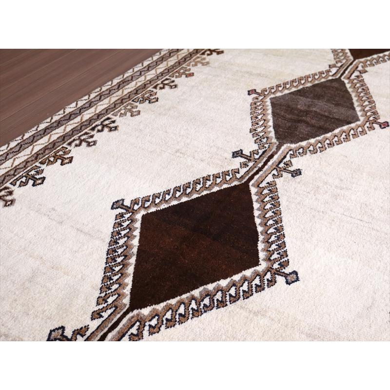 部族絨毯　トライバルラグ　カシュカイ族 247x125cm 入り組んだ爪を持つ大きな3つのメダリオン | ブランド登録なし | 11