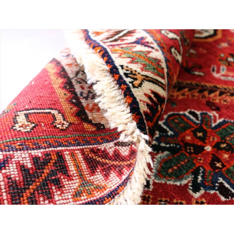 オールドギャッベ　トライバルラグ 175x121cm サーベルを持った顔のあるライオン | ブランド登録なし | 14