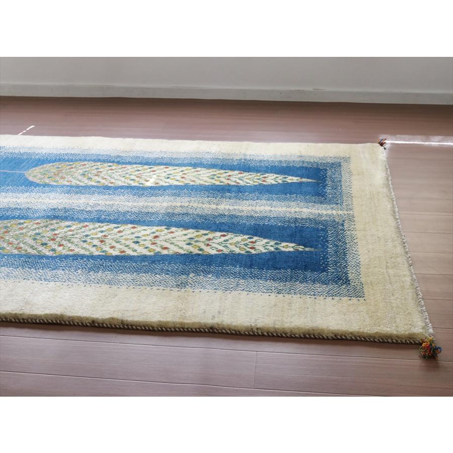 ギャッベ 手織りラグ イラン産絨毯 207x157cm 背の高い２本のイトスギの木 | ブランド登録なし | 03