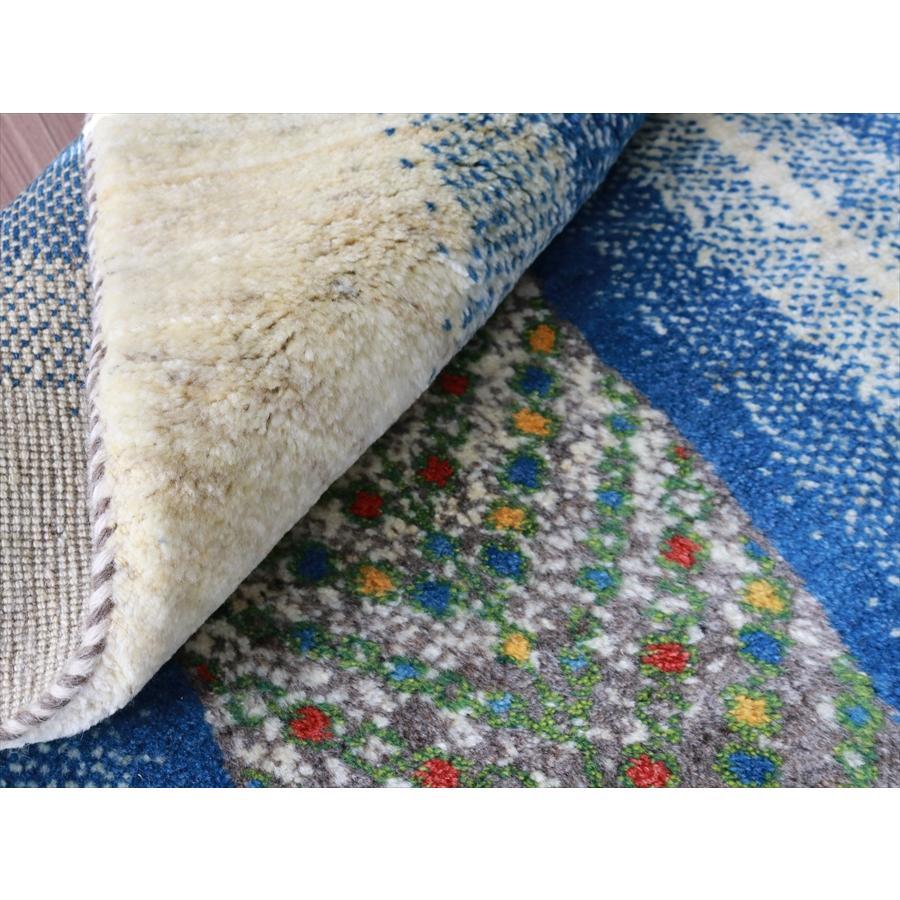 ギャッベ 手織りラグ イラン産絨毯 207x157cm 背の高い２本のイトスギの木 | ブランド登録なし | 08