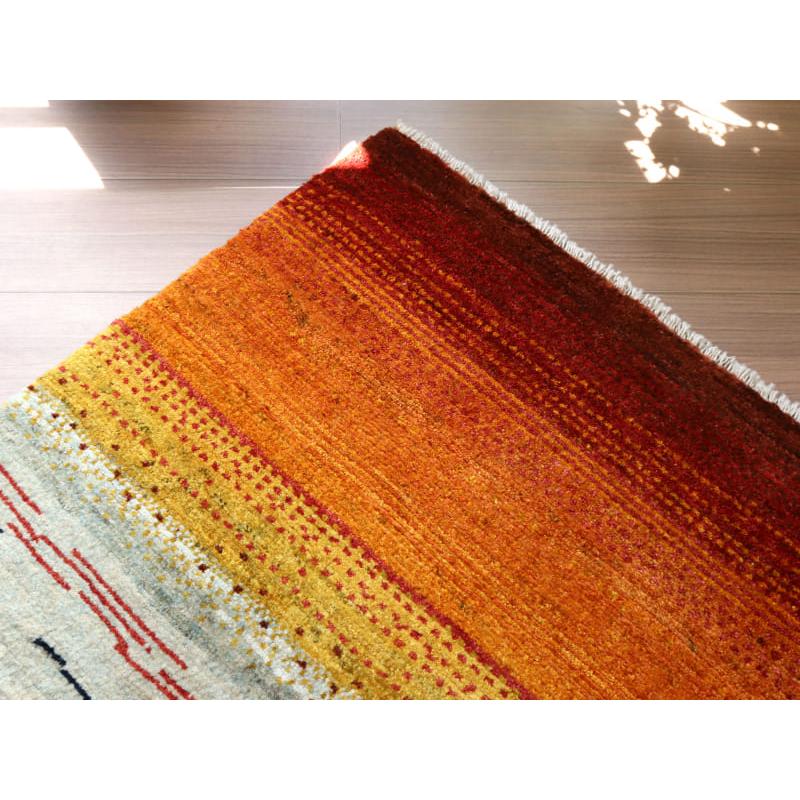 ギャッベ ノマド 手織りラグ イラン 141x71cm 風景のギャッベ　ランドスケープ | ブランド登録なし | 05