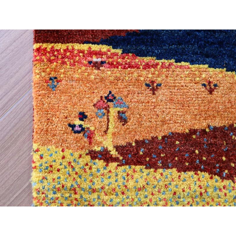 ギャッベ ノマド 手織りラグ イラン 141x71cm 風景のギャッベ　ランドスケープ | ブランド登録なし | 07