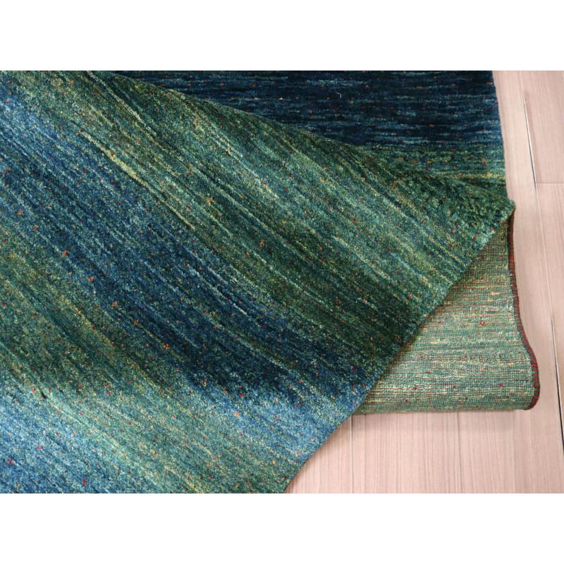 ギャッベ 最上級の細かな織り ロリアタシュ 268x78cm ブルーグリーン　グラデーション | ブランド登録なし | 12