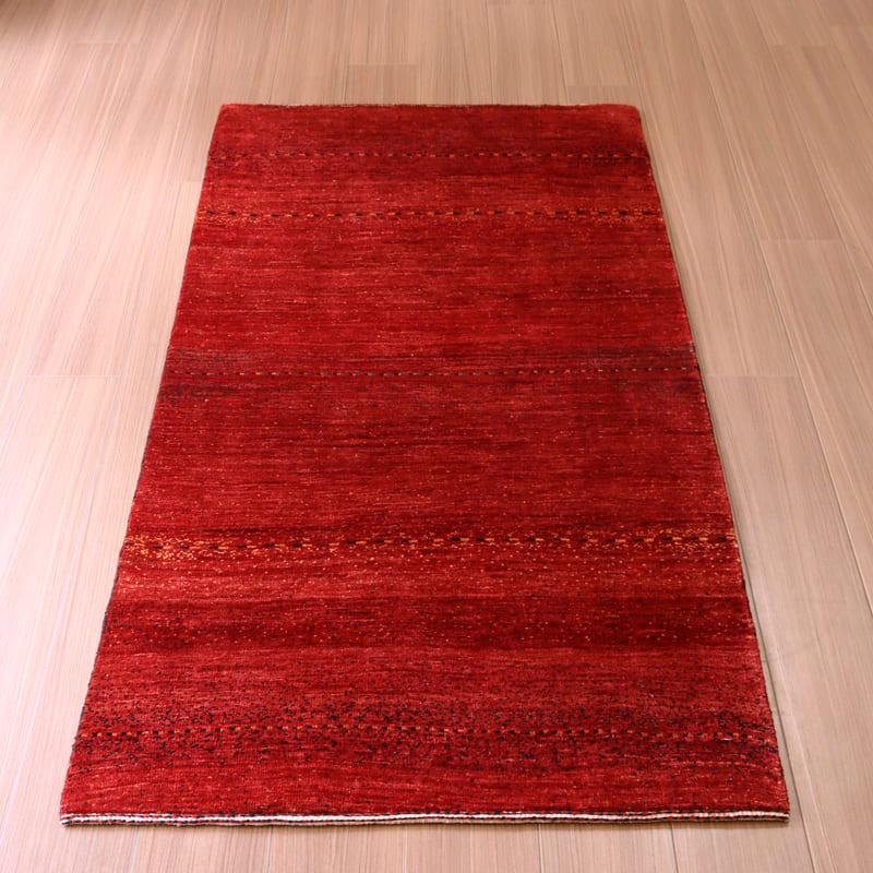 ギャッベ　ロリアタシュ　最上級の細かな織り 172x83cm レッドグラデーション | ブランド登録なし