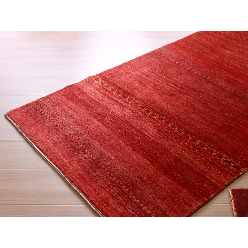 ギャッベ　ロリアタシュ　最上級の細かな織り 172x83cm レッドグラデーション | ブランド登録なし | 10