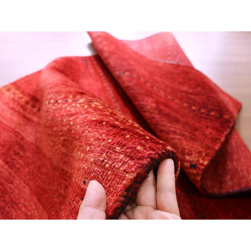 ギャッベ　ロリアタシュ　最上級の細かな織り 172x83cm レッドグラデーション | ブランド登録なし | 14