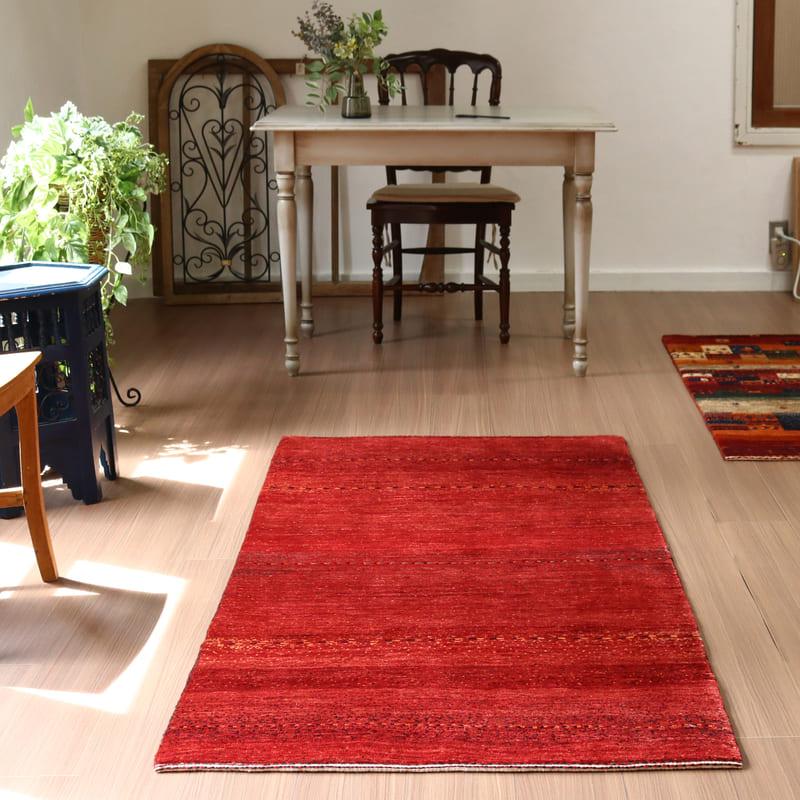 ギャッベ　ロリアタシュ　最上級の細かな織り 172x83cm レッドグラデーション | ブランド登録なし | 02