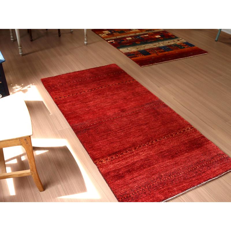 ギャッベ　ロリアタシュ　最上級の細かな織り 172x83cm レッドグラデーション | ブランド登録なし | 04