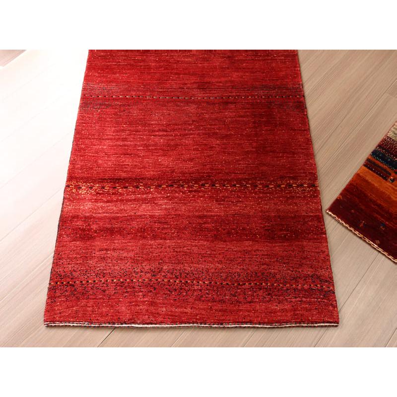 ギャッベ　ロリアタシュ　最上級の細かな織り 172x83cm レッドグラデーション | ブランド登録なし | 08