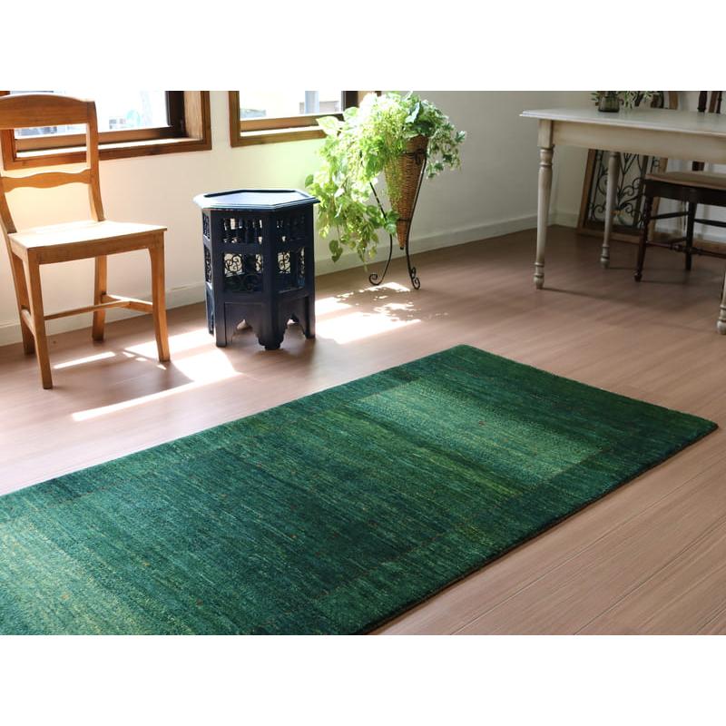 ギャベ　Gabbeh Lori Atash ロリアタシュ 213x91cm グリーンのグラデーション | ブランド登録なし | 03