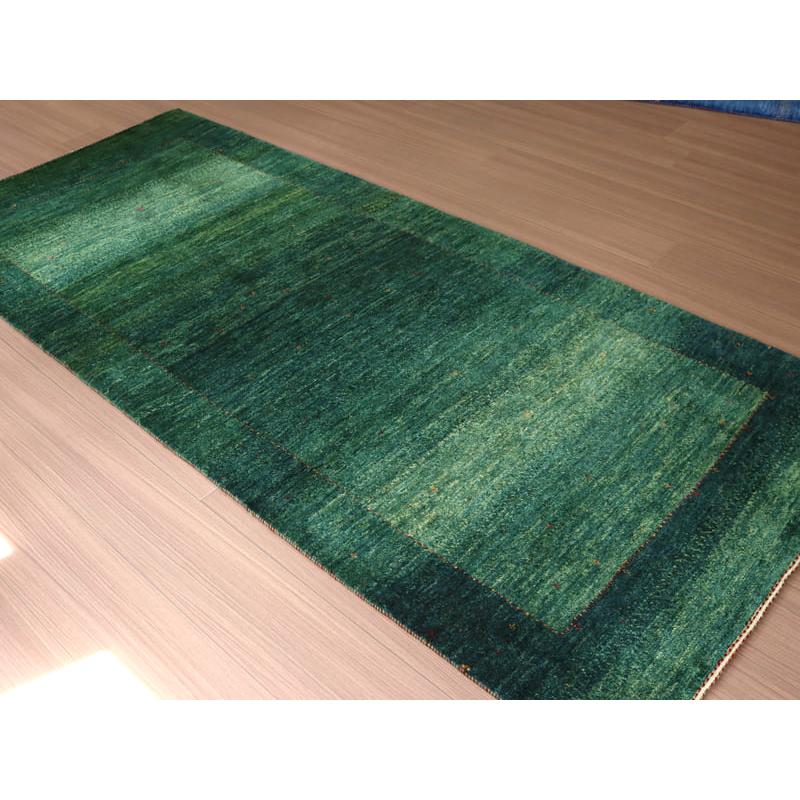 ギャベ　Gabbeh Lori Atash ロリアタシュ 213x91cm グリーンのグラデーション | ブランド登録なし | 04